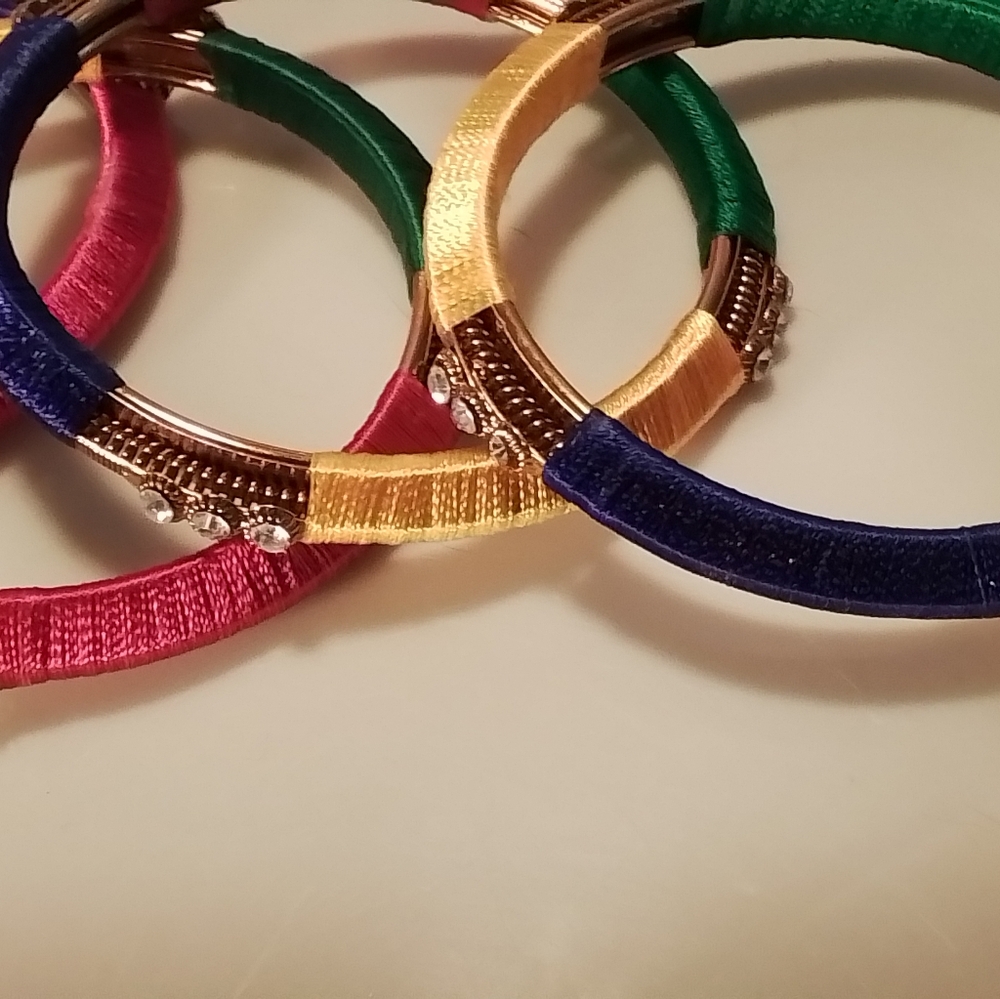Thread bling bracelet bangles - Picture 3 of 4